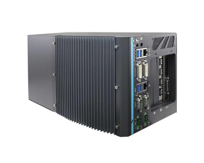 Nuvo-6108GC Serie: Fahrzeugtaugliche robuste Edge-KI GPU-Computing-Plattform mit Unterstützung für NVIDIA®-GPUs - side