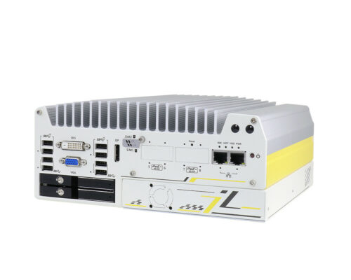 Nuvo-7250VTC Series: Vehicle-ready fanless embedded PC with Intel® Core™ 8th/9th Gen CPUs and emergency power module