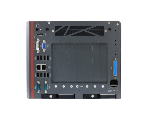 Nuvo-8034: Rugged Embedded PC mit Intel® Xeon®/ Core™ 8th/9th Gen CPUs und 7x PCIe/PCI Slots -front