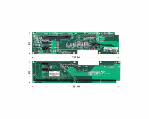 PBPE-06V - Vertical PICMG 1.3 backplane with six slots