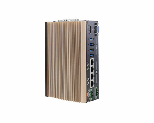 POC-500 Series - Fanless ultra-compact embedded PC with AMD Ryzen™ V1000 CPU and PoE+, USB 3.0 and MezIO™ interface