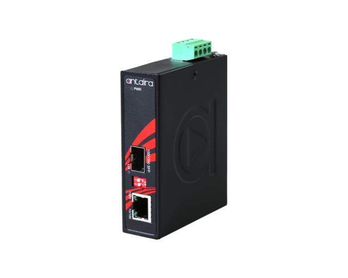ANT IMC-C1000- SFP Serie - Kompakter 10/100/1000TX auf 100/1000SX/LX Industrie Gigabit Ethernet Media Konverter, mit SFP-Buchse