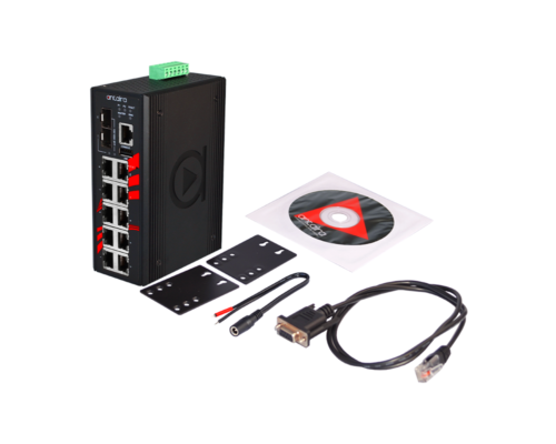 ANT LMP-1202G-SFP Serie - Industrielle Gigabit PoE+ Managed Ethernet Switches für widrige Bedingungen: set