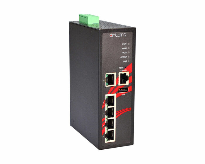 ANT LMX-0500 Serie - Industrielle 5-Port Managed Ethernet Switches für widrige Bedingungen