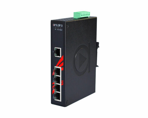 ANT LNP-0500 Serie - 5-Port Industrial PoE + Unmanaged Ethernet Switch