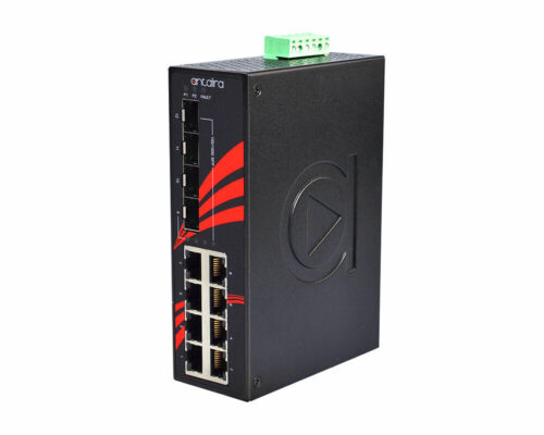 ANT LMP-1204G-SFP Serie - Industrielle Gigabit PoE+ Managed Ethernet Switches für widrige Bedingungen