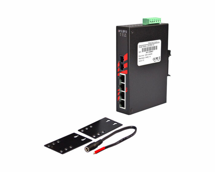 ANT LNX-0501M Serie - Industrielle 5-Port Unmanaged Multimode Ethernet Switches für widrige Bedingungen: set