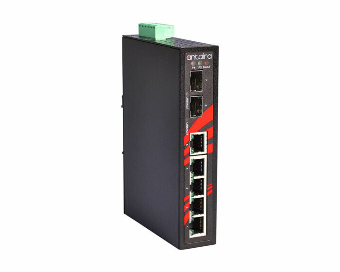 ANT LNX-0702C-SFP Serie - Industrielle 7-Port Unmanaged Gigabit Ethernet Switches für widrige Bedingungen