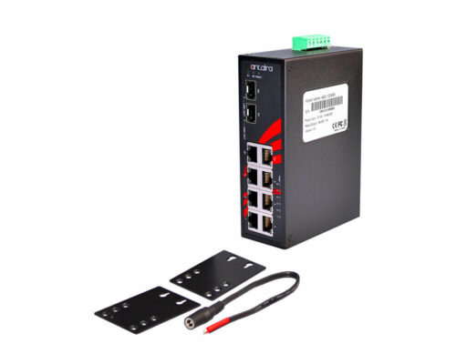 ANT LNX-0802C-SFP Serie - Industrielle 8-Port Unmanaged Gigabit Ethernet Switches für widrige Bedingungen- set