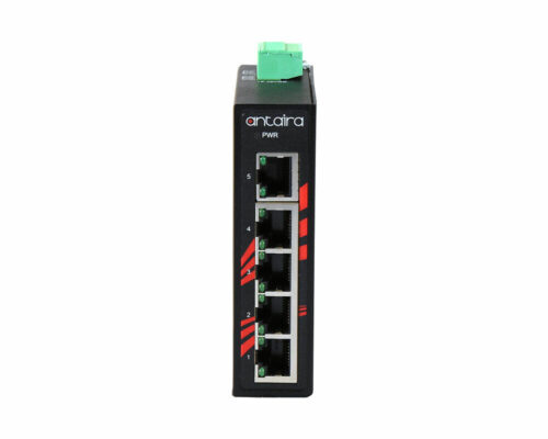 ANT LNX-C500 Serie - Industrielle 5-Port Unmanaged Ethernet Switches für widrige Bedingungen - front