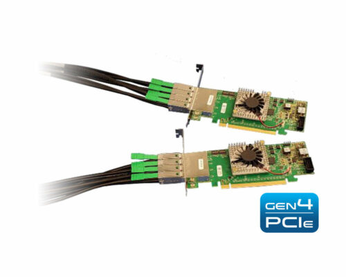 PCIe x16 Gen 4.0 Host-to-Target Kit - x16 Hostadapter und x16 Zieladapter