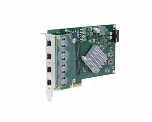 PCIe-PoE312M - Gigabit PoE+ plugin card (PCI Express) with M12 x-coded connectors