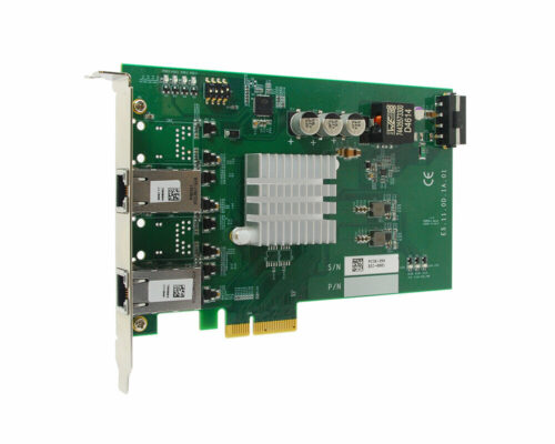 PCIe-PoE352at - 2-port Gigabit 802.3at PoE+ networking card for Machine Vision
