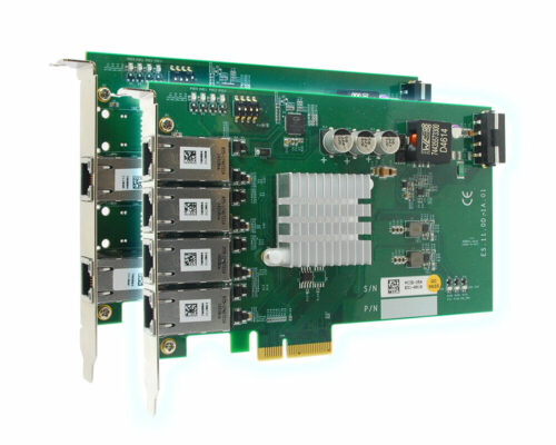 PCIe-PoE354at / 352at - 4-port or 2-port Gigabit 802.3at PoE+ networking card for Machine Vision