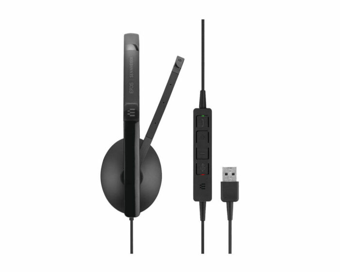 EPOS ADAPT 165 USB - Beidseitiges USB-Headset mit klappbarem Mikrofonarm
