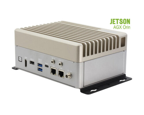 Lüfterloser Embedded-Box-PC für AI@Edge mit NVIDA® Jetson™ AGX Orin | BOXER-6841AI- front